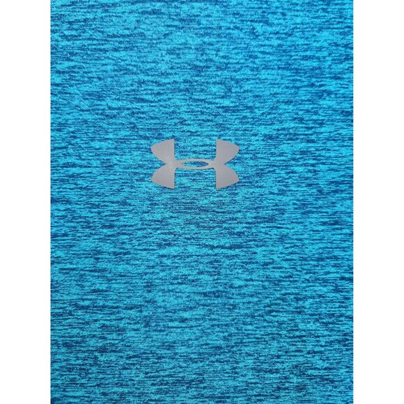 Under Armour Mens HeatGear Blue Polo Shirt XL Loose Fit - Picture 6 of 8